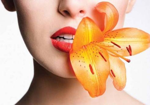 boca flor laranja